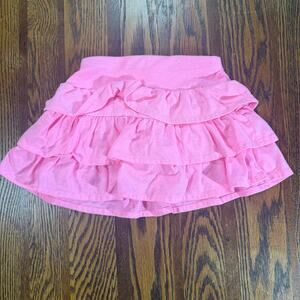 Garanimals Toddler Girls Solid Jersey Skort Elastic Waist Tiered Ruffled Size 2T